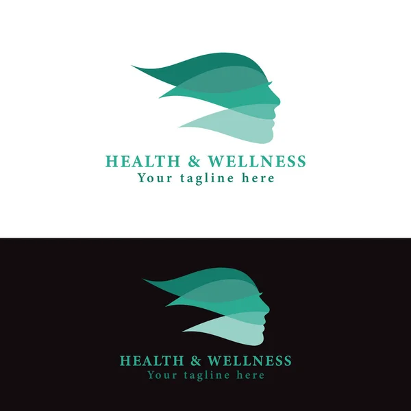 Health Wellness Logo Logo Template — Stock Vector