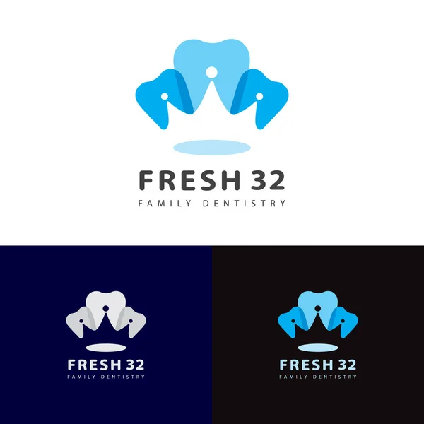 Logotipo Fresco Modelo Logotipo —  Vetores de Stock