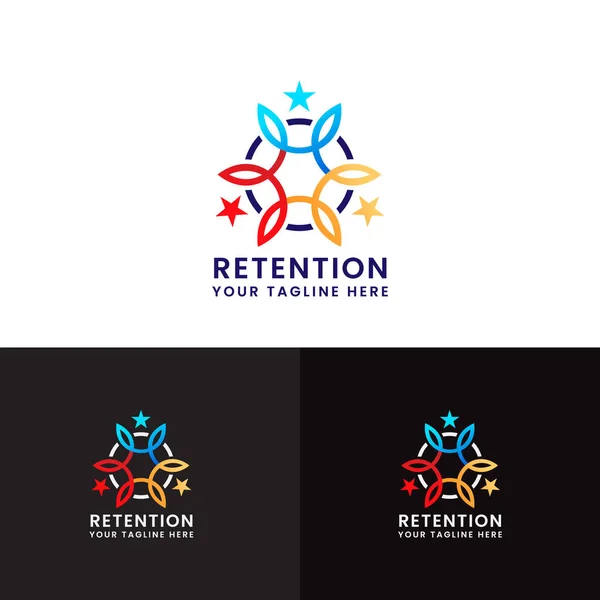 Retention Logo Tasarımı - Logo Şablonu.