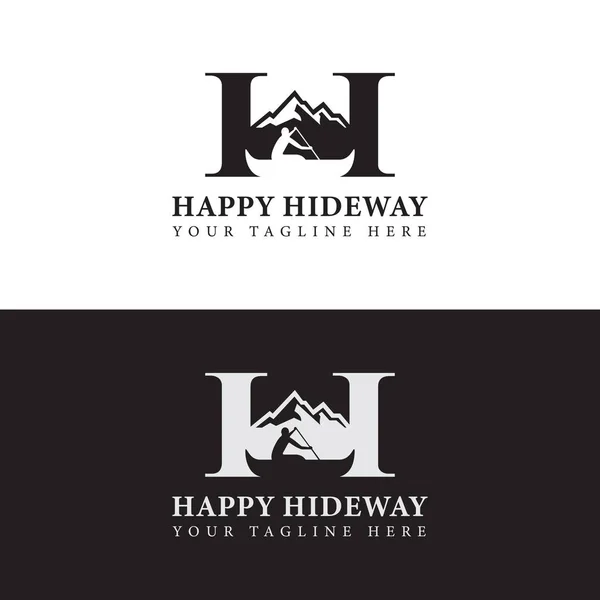 Mutlu Hideway Logosu - Logo Şablonu.
