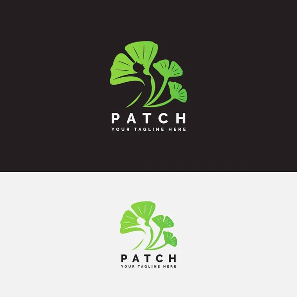 Patch Logo Design Modelo Logotipo — Vetor de Stock