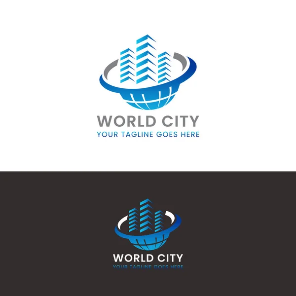 Dünya Şehri Logo Tasarımı - Logo Şablonu