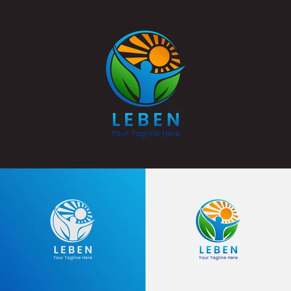 Leben Logo Tasarımı - Logo Şablonu