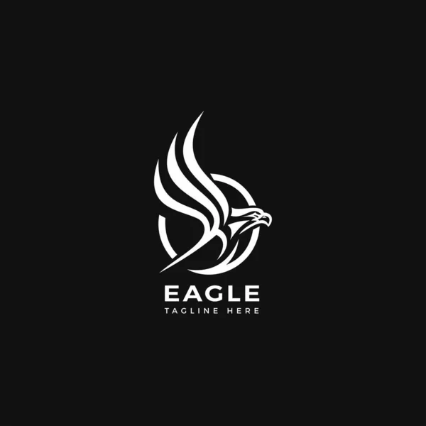 Royal Eagle Logo Logo Vorlage — Stockvektor