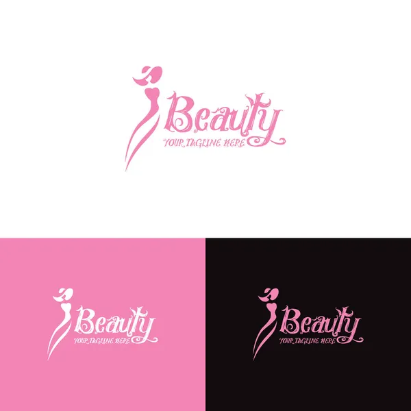 Logo Beauté Cosmétique Modèle Logo — Image vectorielle