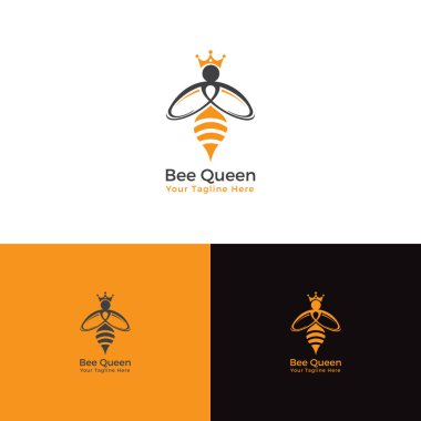 Arı Kraliçesi Logosu - Logo Şablonu