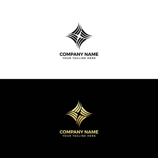 公司名称Logo Logo公司名称Template — 图库矢量图片