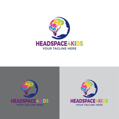 Baş Boşluğu 4 Çocuk Logosu Tasarımı