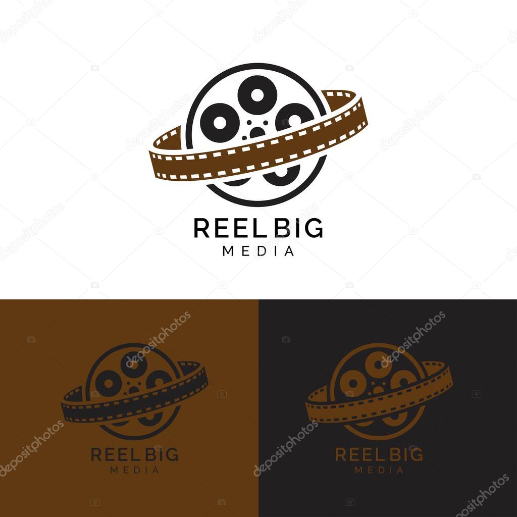 Reel Big Media Logo - Logo Template