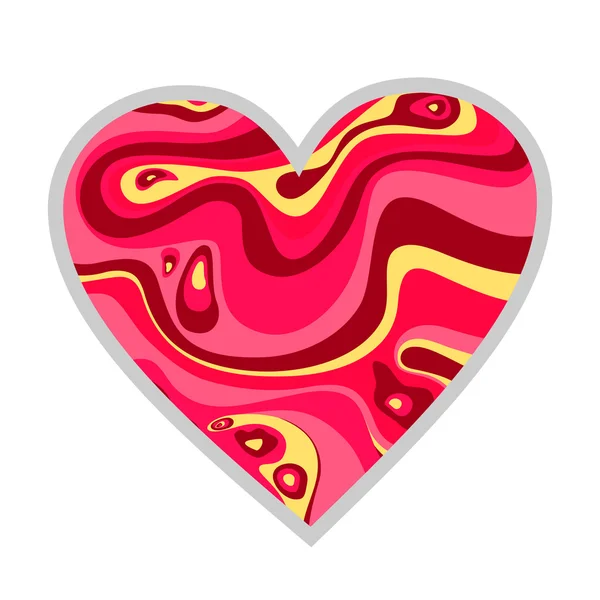 Corazón del día de San Valentín — Vector de stock