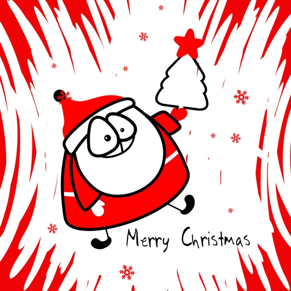 Joyeux Noël carte. — Image vectorielle