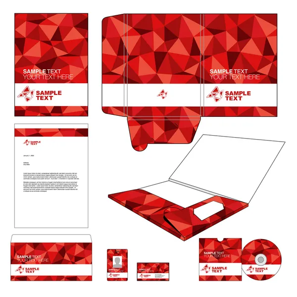 Klasör tasarım şablonu.