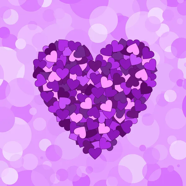 Corazón para el día de San Valentín . — Vector de stock