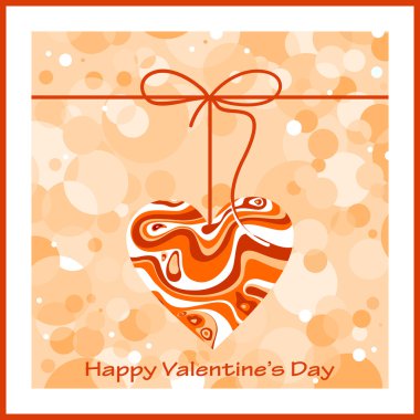 Sevgililer Günü kartı.