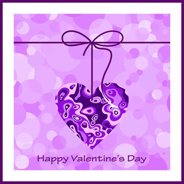 Valentines day card — Stock Vector