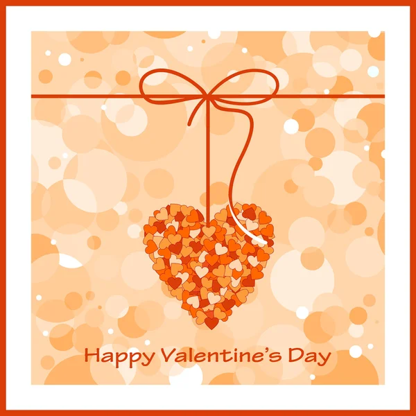 Valentines day card — Stock Vector