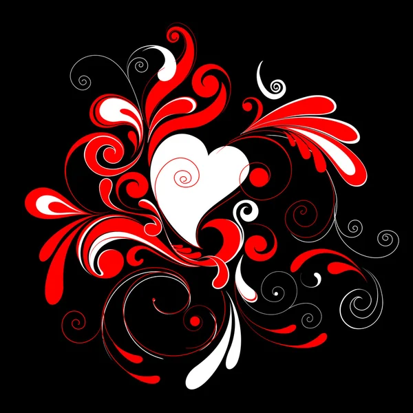 Valentines corazón . — Vector de stock