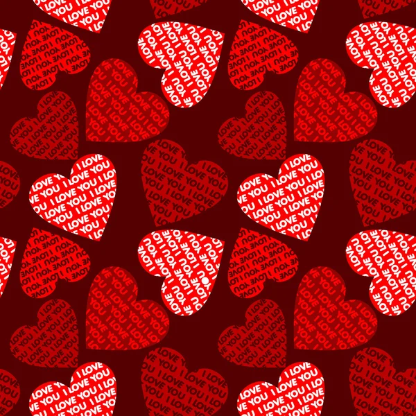 Valentine fond sans couture. — Image vectorielle
