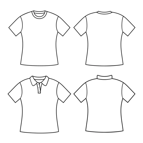 Remera blanca adelante y atras sale