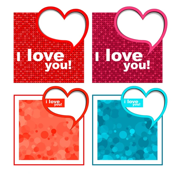 Carte Valentines . — Image vectorielle