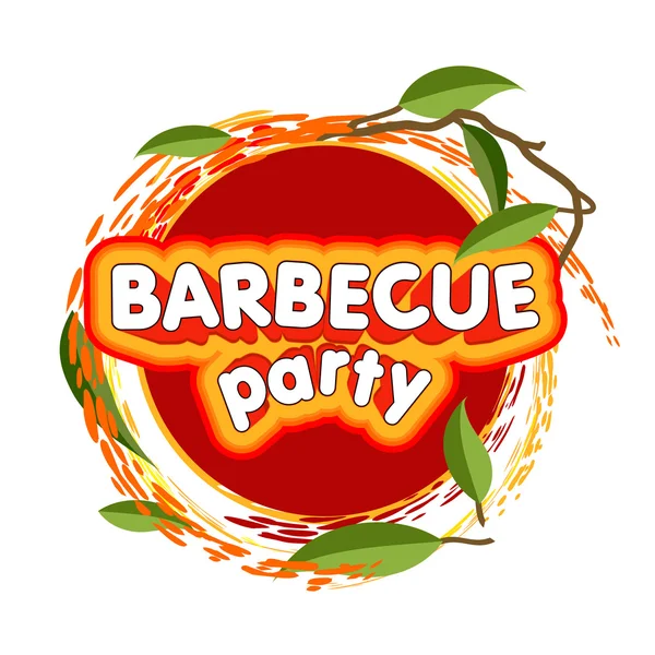 Barbekü. — Stok Vektör