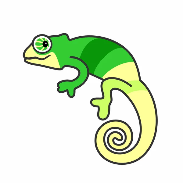 Una ilustración de camaleón — Archivo Imágenes Vectoriales