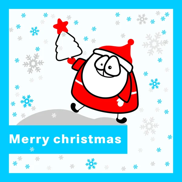 Joyeux Noël carte. — Image vectorielle