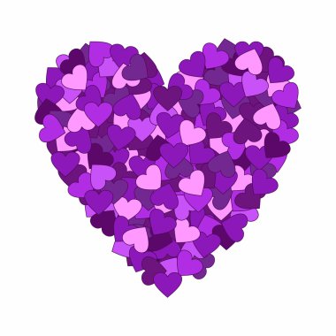 Sevgililer günü kalpleri