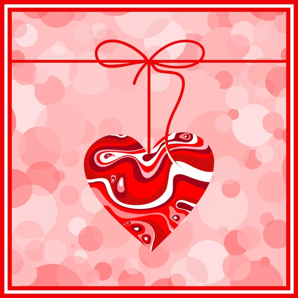 Valentine card. — Stock Vector