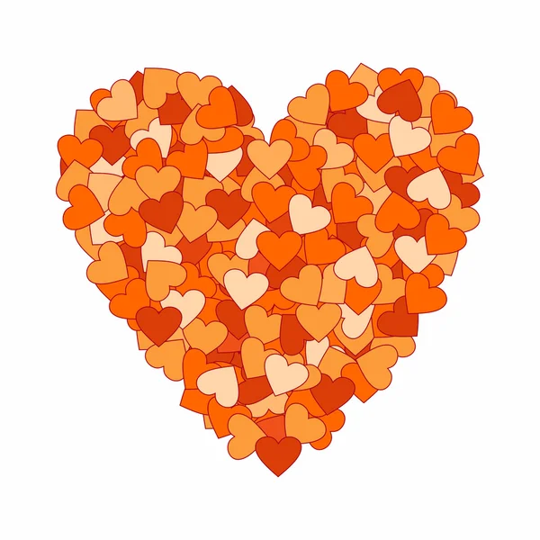 Valentinky den srdce — Stockový vektor