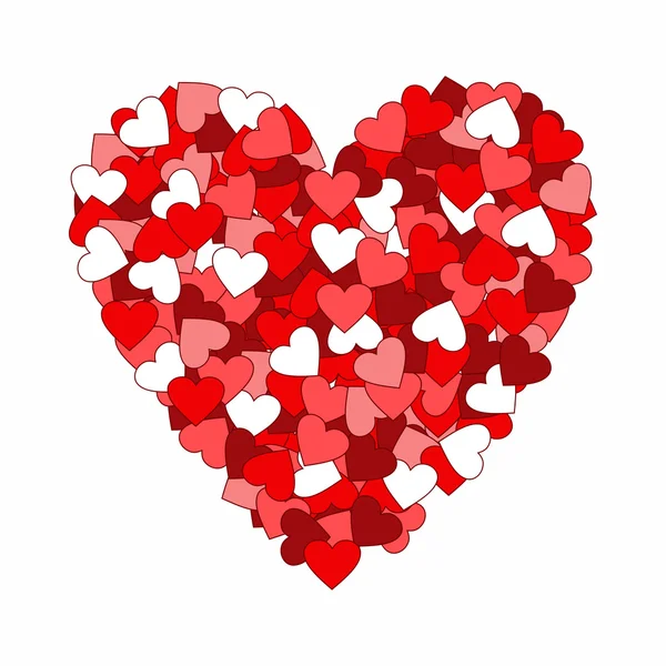 Alla hjärtans dag hjärtan — Stock vektor