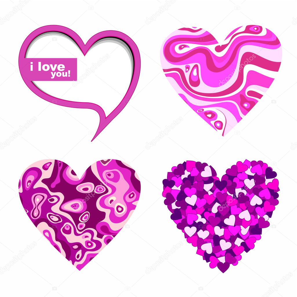 Valentines day hearts