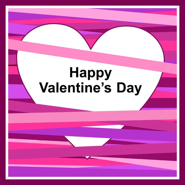 Valentine day card — Stock Vector