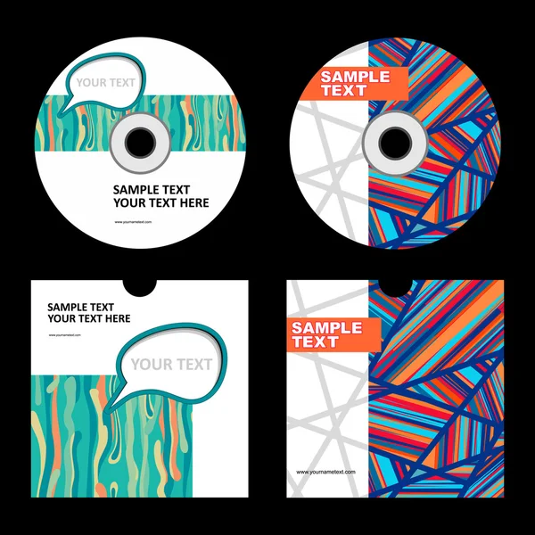 Disegno copertina CD — Vettoriale Stock