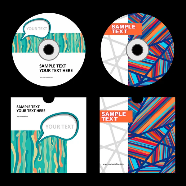 Cd cover ontwerp — Stockvector