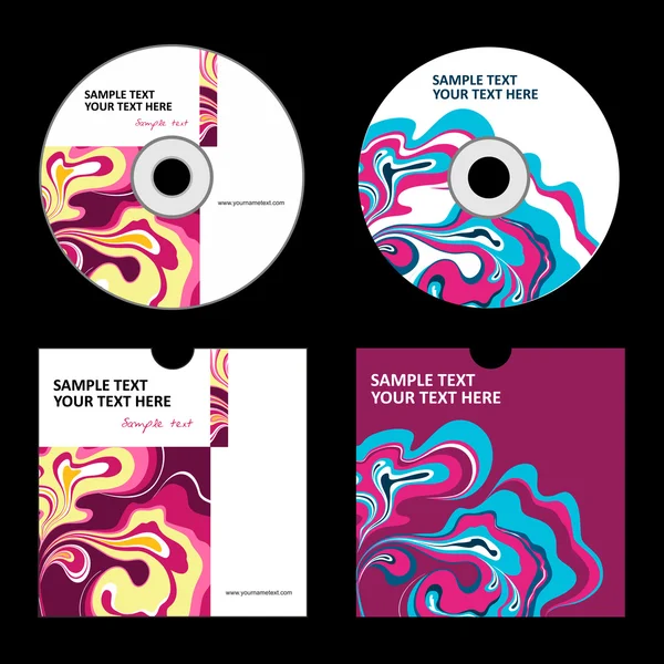 CD-Cover-Design — Stockvektor