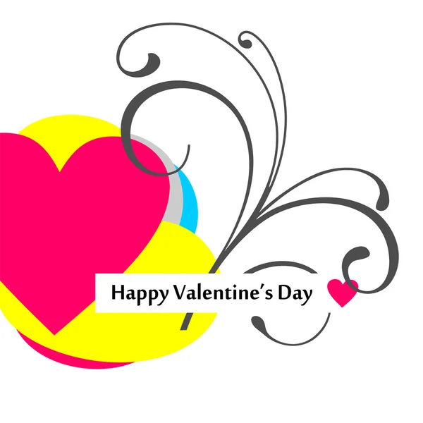 День Святого Валентина серця . — стоковий вектор