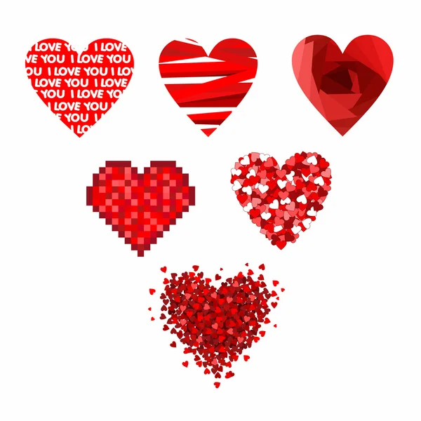 Valentines day hart. — Stockvector