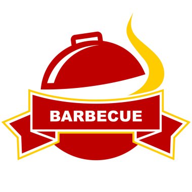 Barbekü etiket tasarımı.