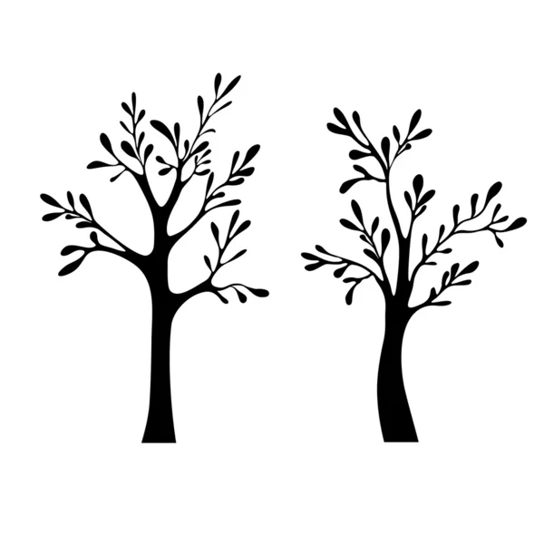 Δέντρο σιλουέτα — Διανυσματικό Αρχείο