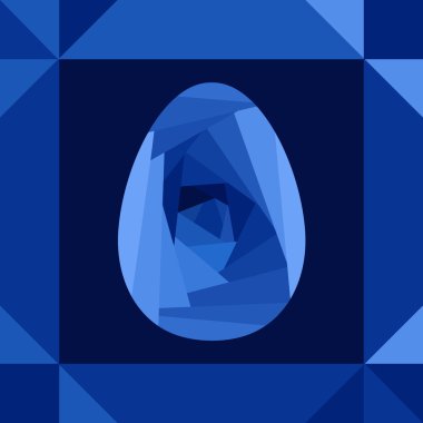 Paskalya yumurtası ile soyut desen