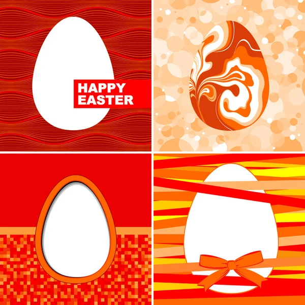 Easter card design set — Stock Vector