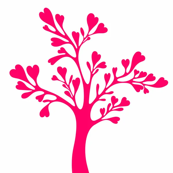 Valentinen puu — vektorikuva