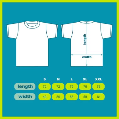 t-shirt erkek geri ve ön.
