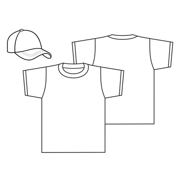 Camisetas para hombre . — Vector de stock