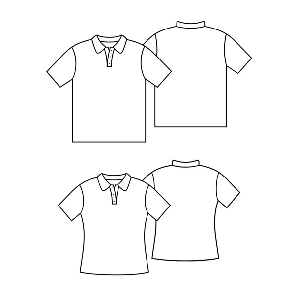 Blank t-shirt template. Royalty Free Stock Vectors