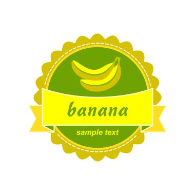 muz etiket tasarımı.