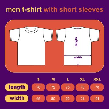 t-shirt erkek geri ve ön.