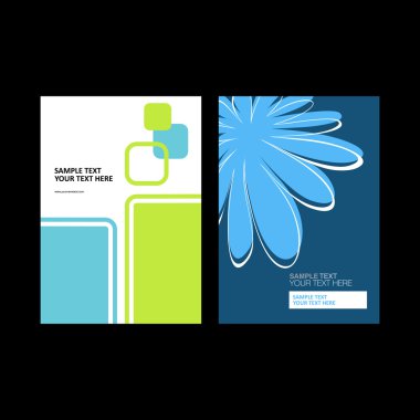 Broşür vektör şablonu.