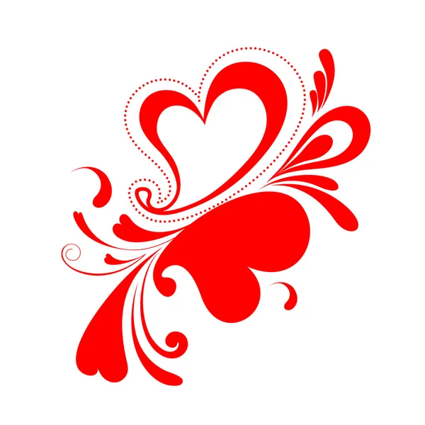 Los corazones de San Valentín . — Archivo Imágenes Vectoriales
